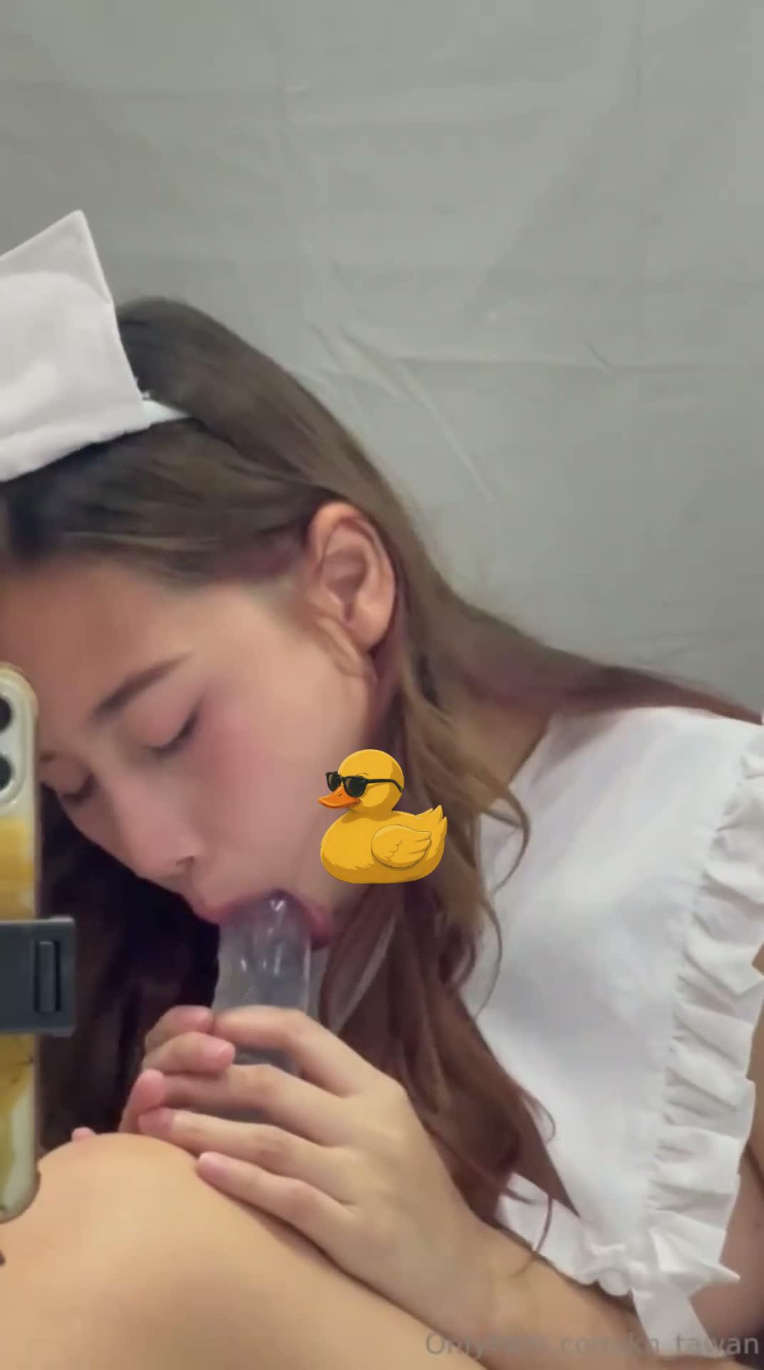 คลิปหลุดไข่เน่า Kainaoa กลับมาในลุคพยาบาล OnlyFans โชว์อมปลอกใหญ่เสียวลำ